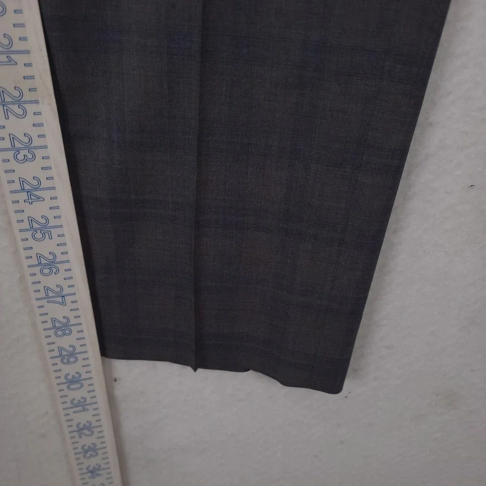 Incotex Dress Pant Men36 Fits 34x29 Plaid Super 130s Wool Classic Fit Pattern B
